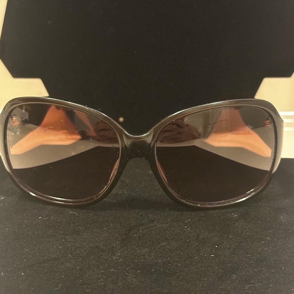 Coach Dark Brown Embossed Sunglasses